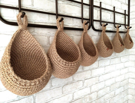 HANGING VEGETABLE AND FRUIT WALL BASKETS